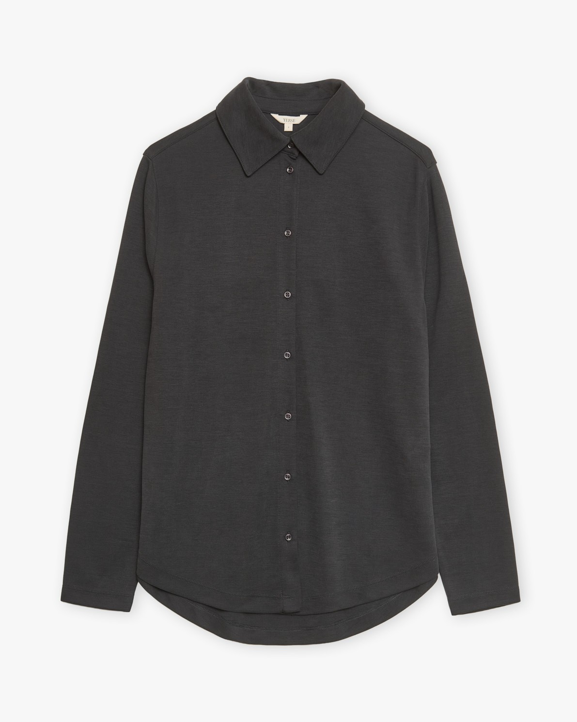 Camisa fluida en color negro