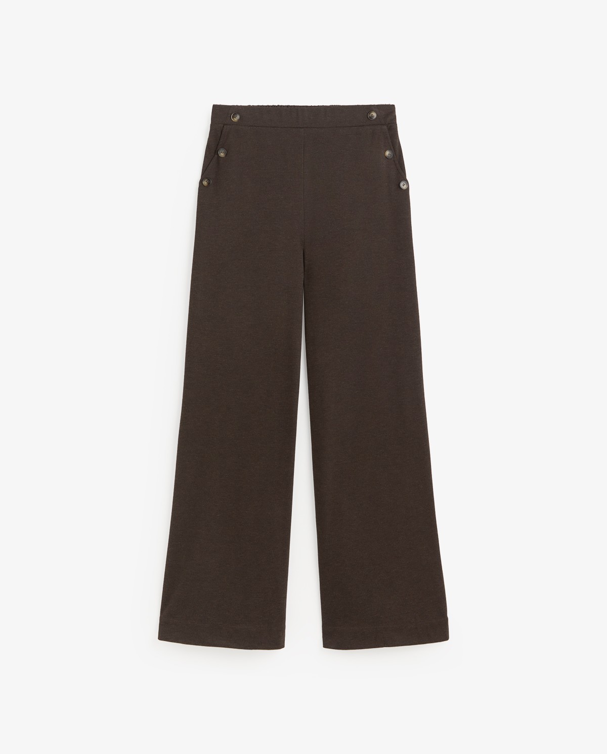 WIDE-LEG KNIT TROUSERS