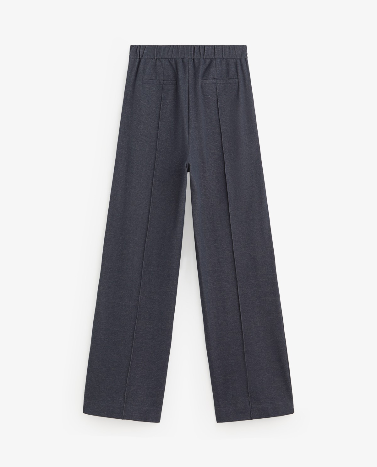 Pantalón punto efecto denim en color índigo 9