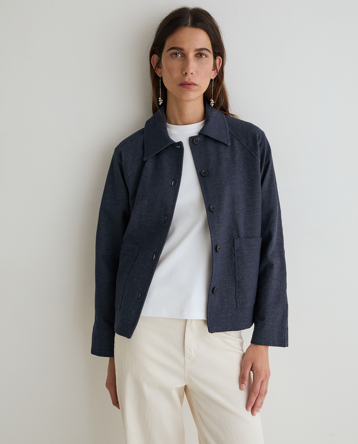 CHAQUETA CORTA DENIM