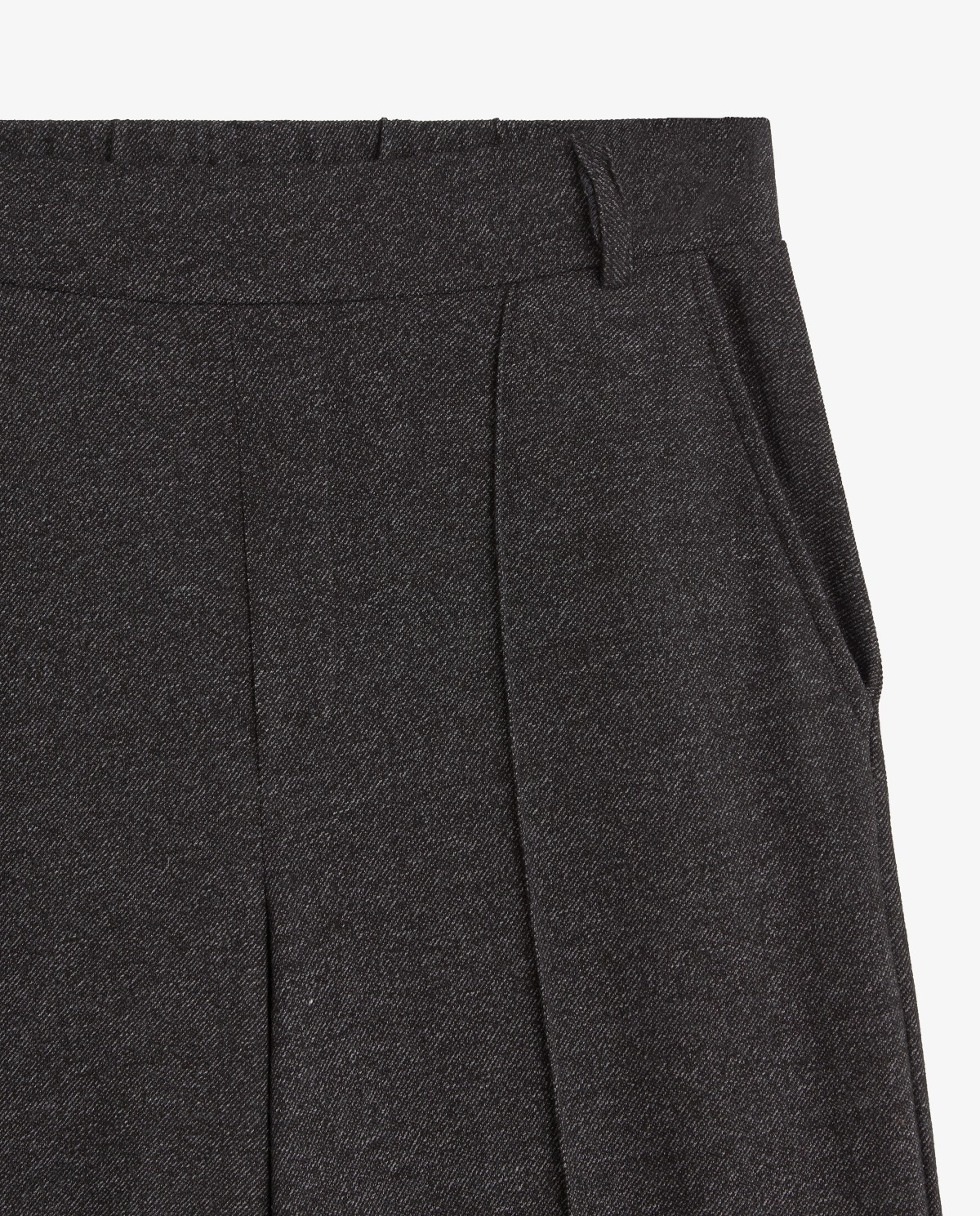 Pantalón wide leg gris oscuro para mujer 6
