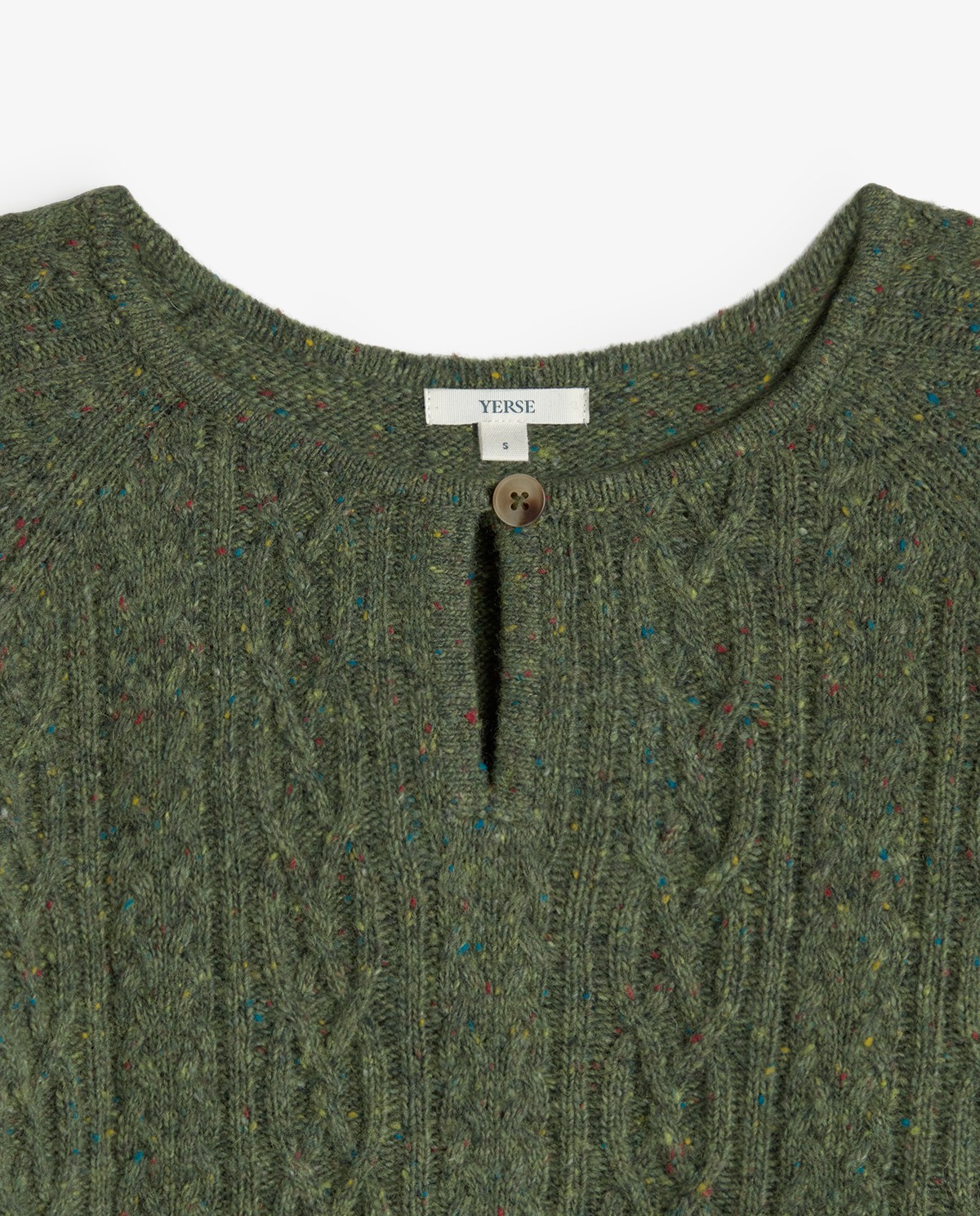 Jersey tweed trenzado verde 6