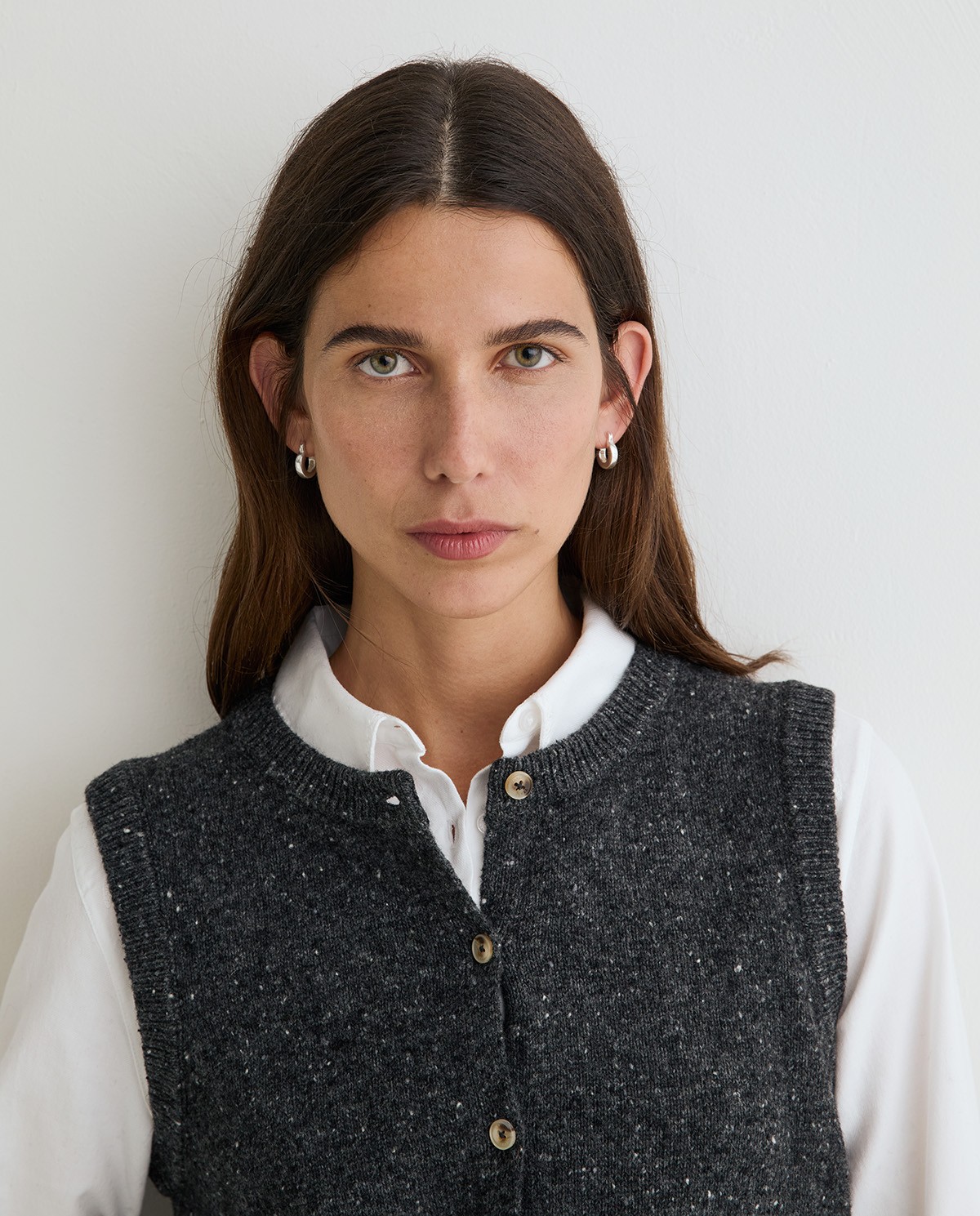GILET EN TWEED