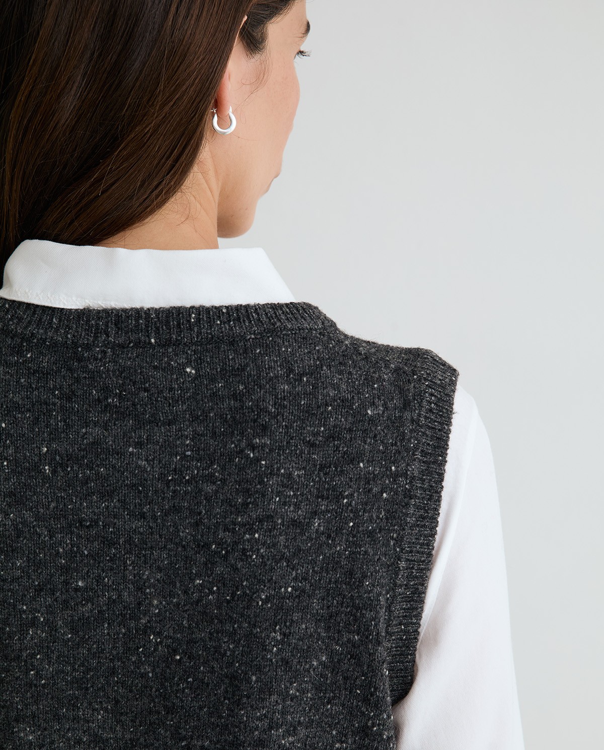 GILET EN TWEED