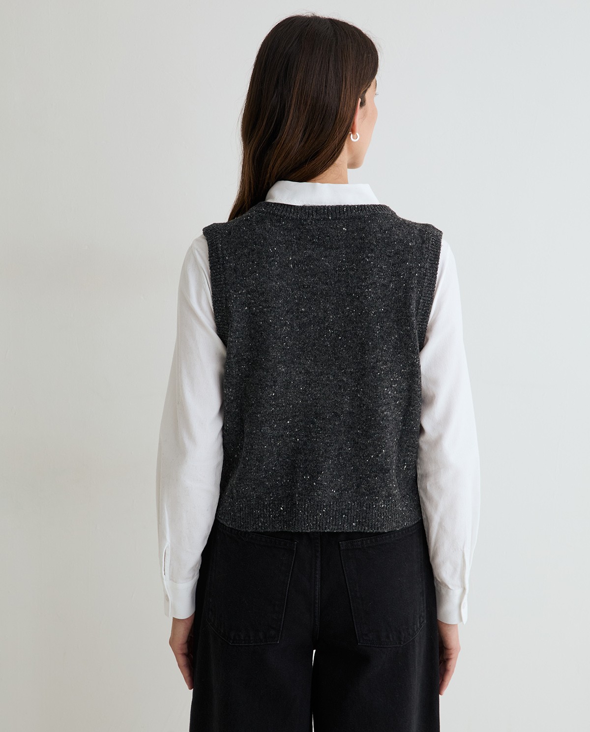 GILET EN TWEED