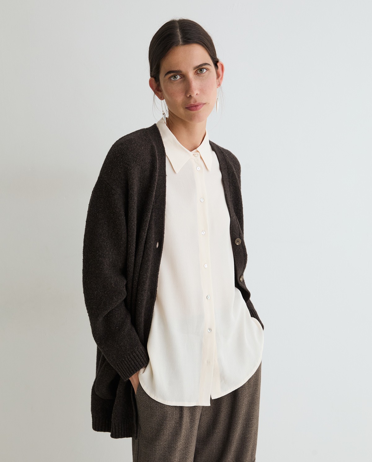 LONG KNIT CARDIGAN