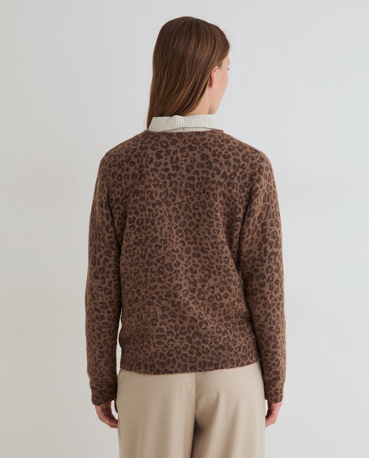 Jersey de punto animal print leopardo 3