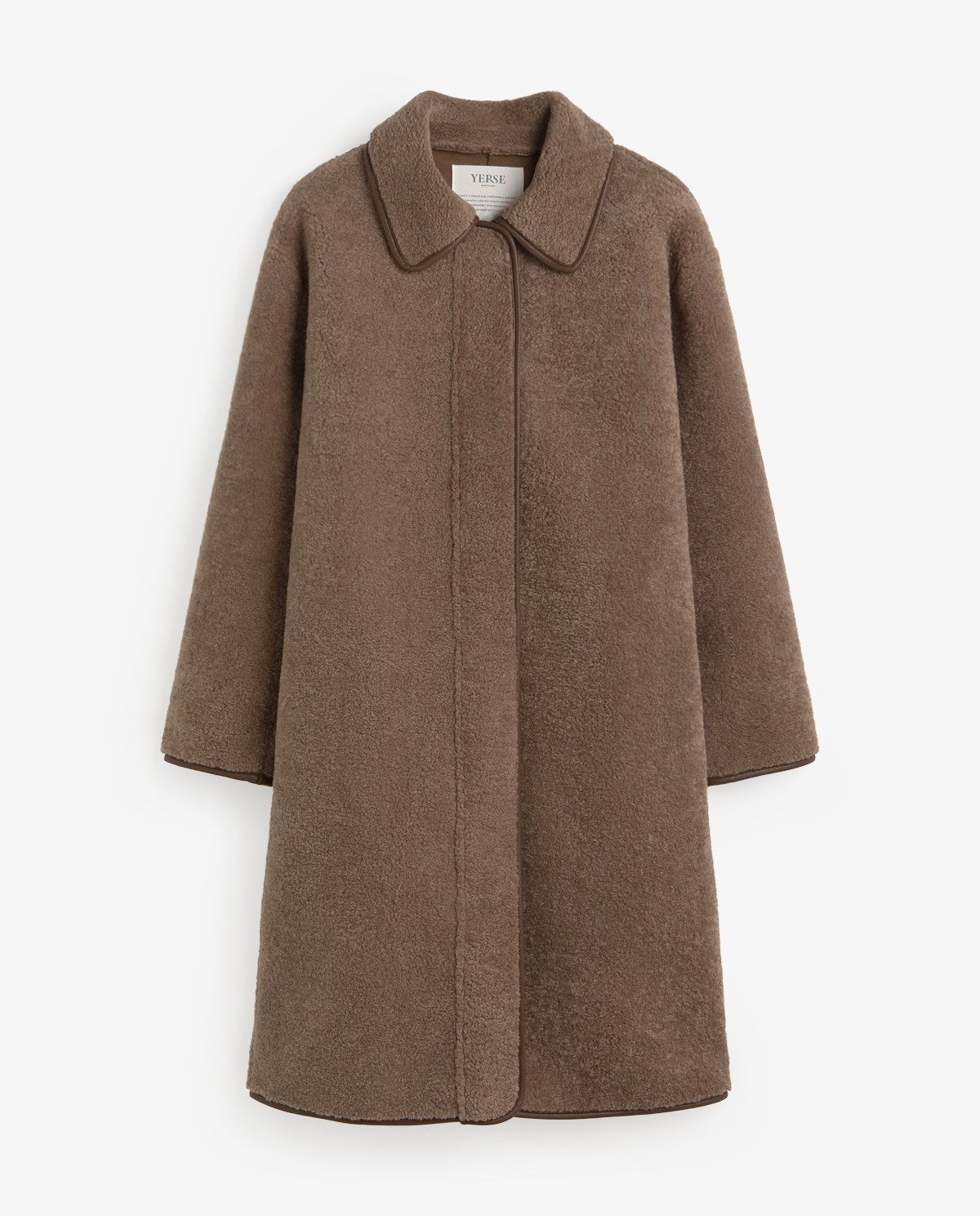 LONG SHEARLING COAT