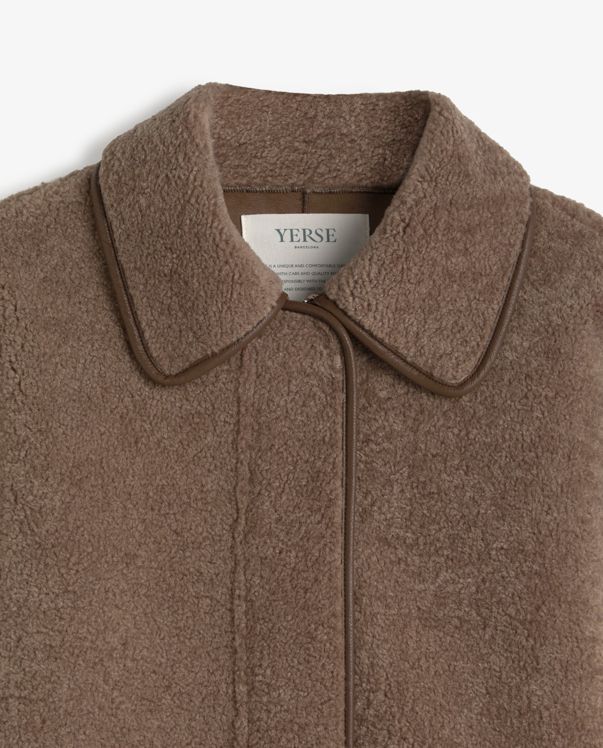 LONG SHEARLING COAT