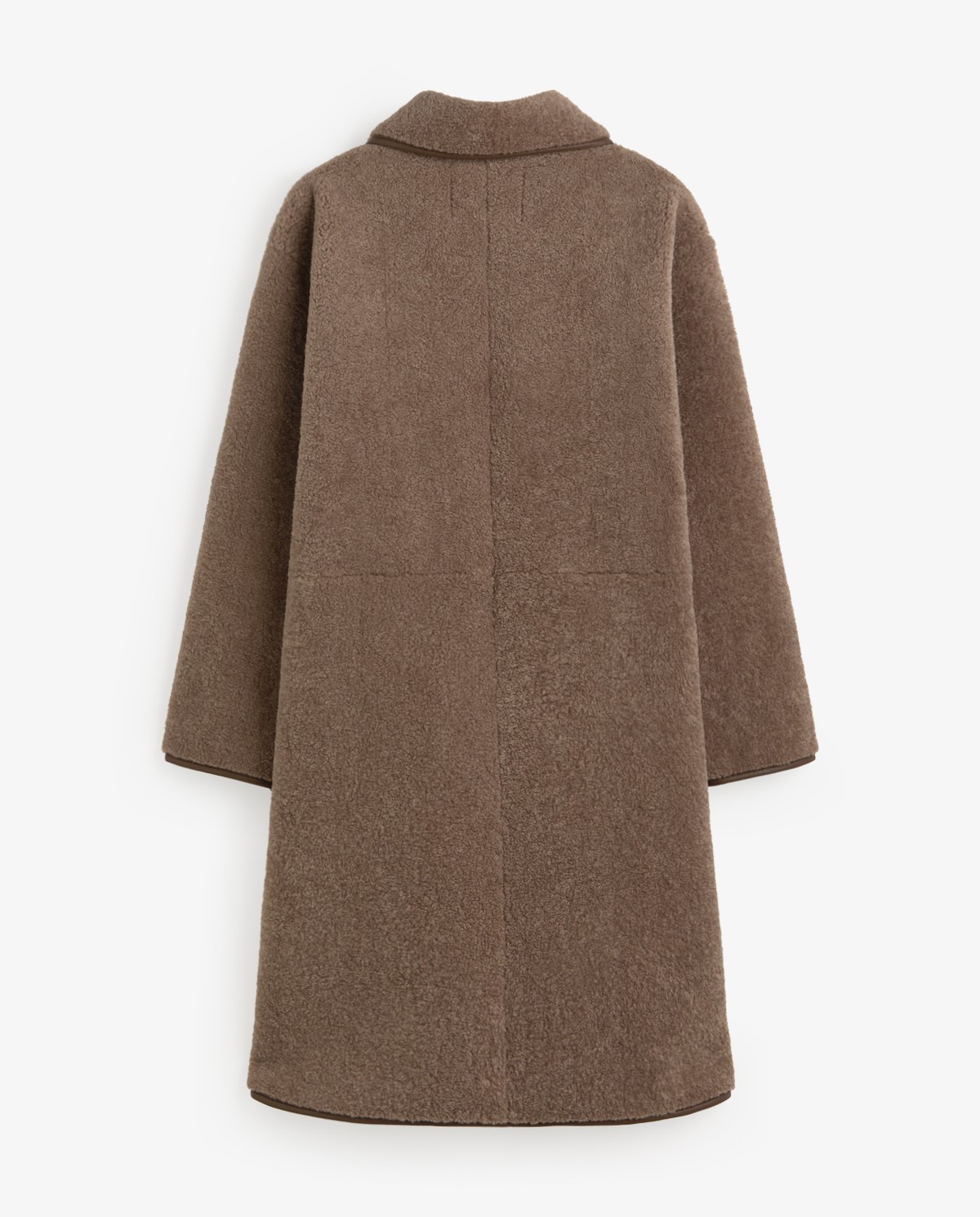 LONG SHEARLING COAT