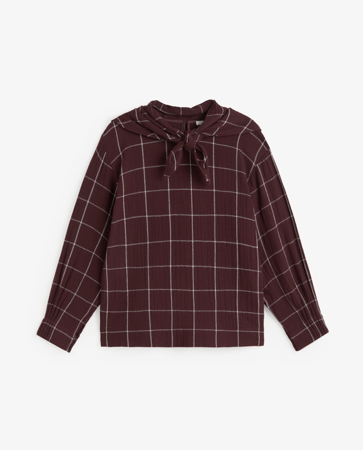CAMISA DE CUADROS CON PAÑUELO