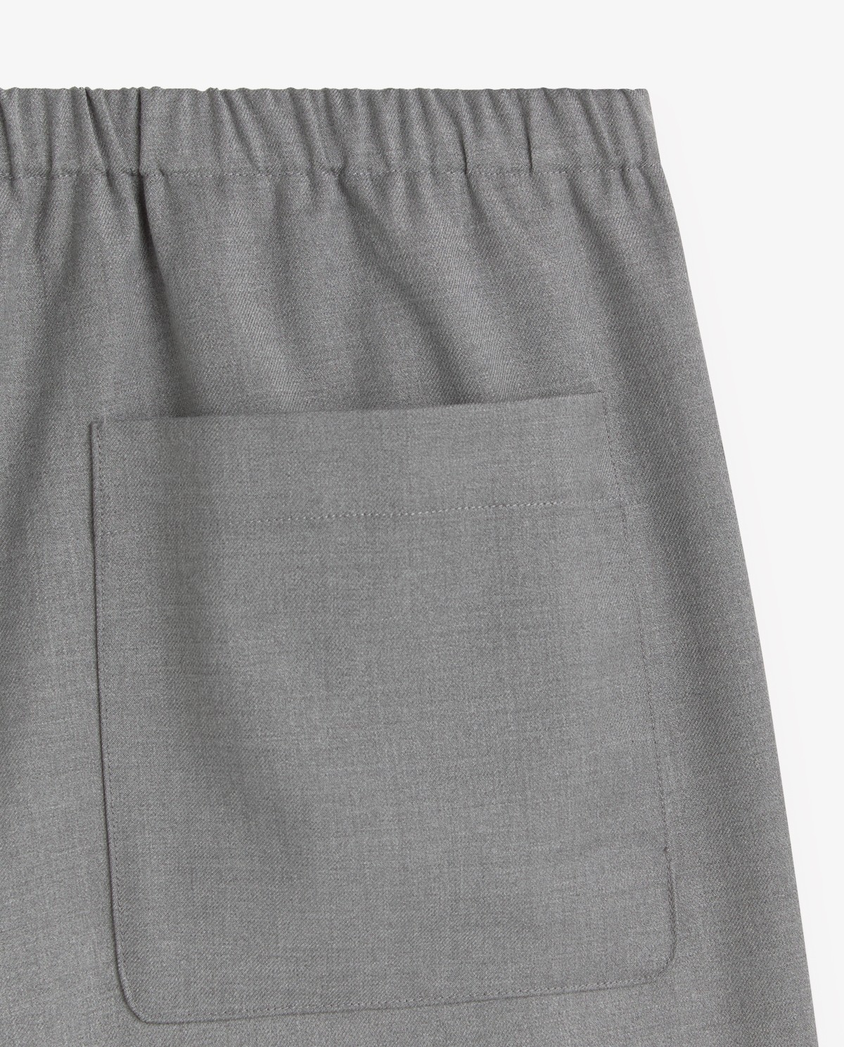 Pantalones balloon tiro alto en color gris 6
