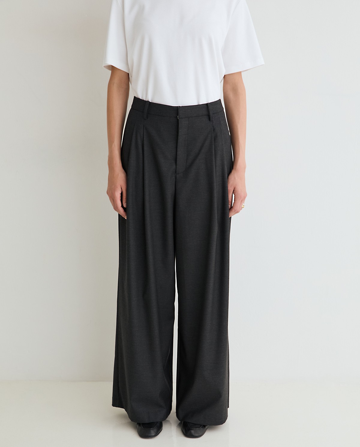 PANTALONES TRAJE ESTRUCTURA WIDE LEG