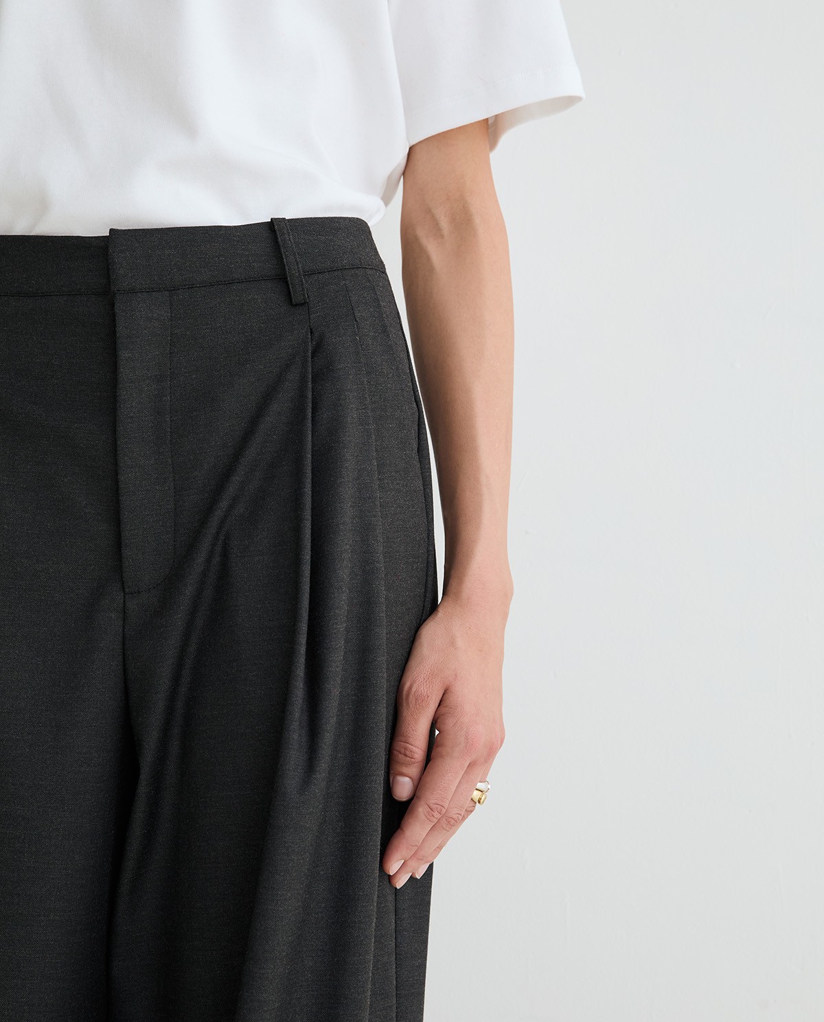 PANTALONES TRAJE ESTRUCTURA WIDE LEG