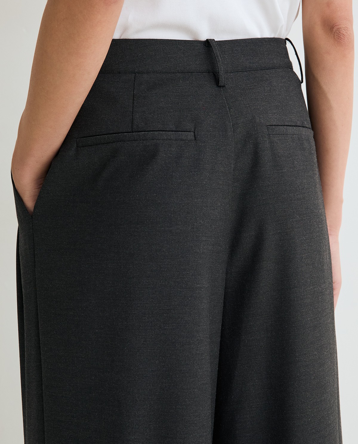 PANTALONES TRAJE ESTRUCTURA WIDE LEG