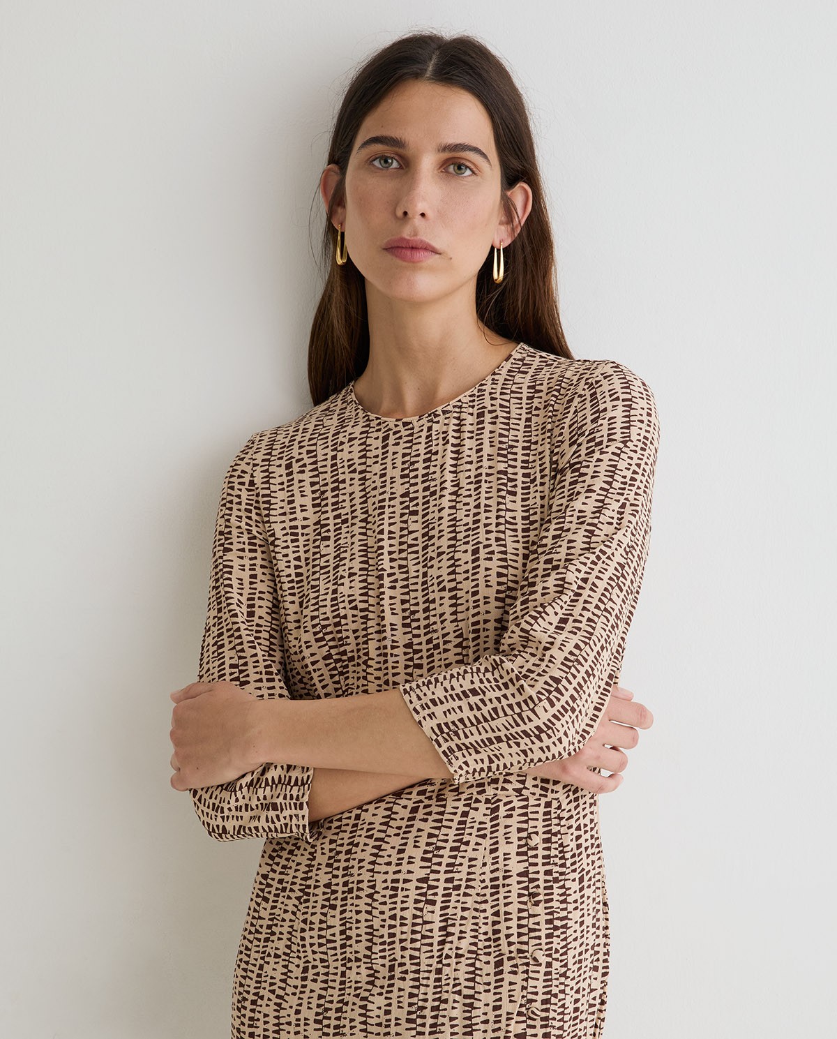 VESTIDO CREPE VISCOSA