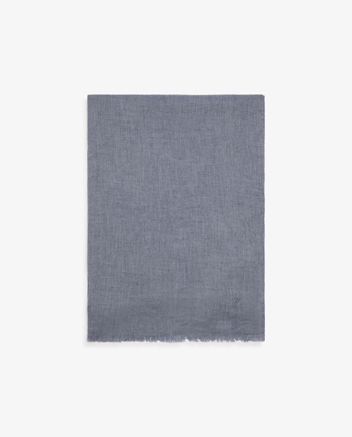 Foulard toucher doux bleu 2