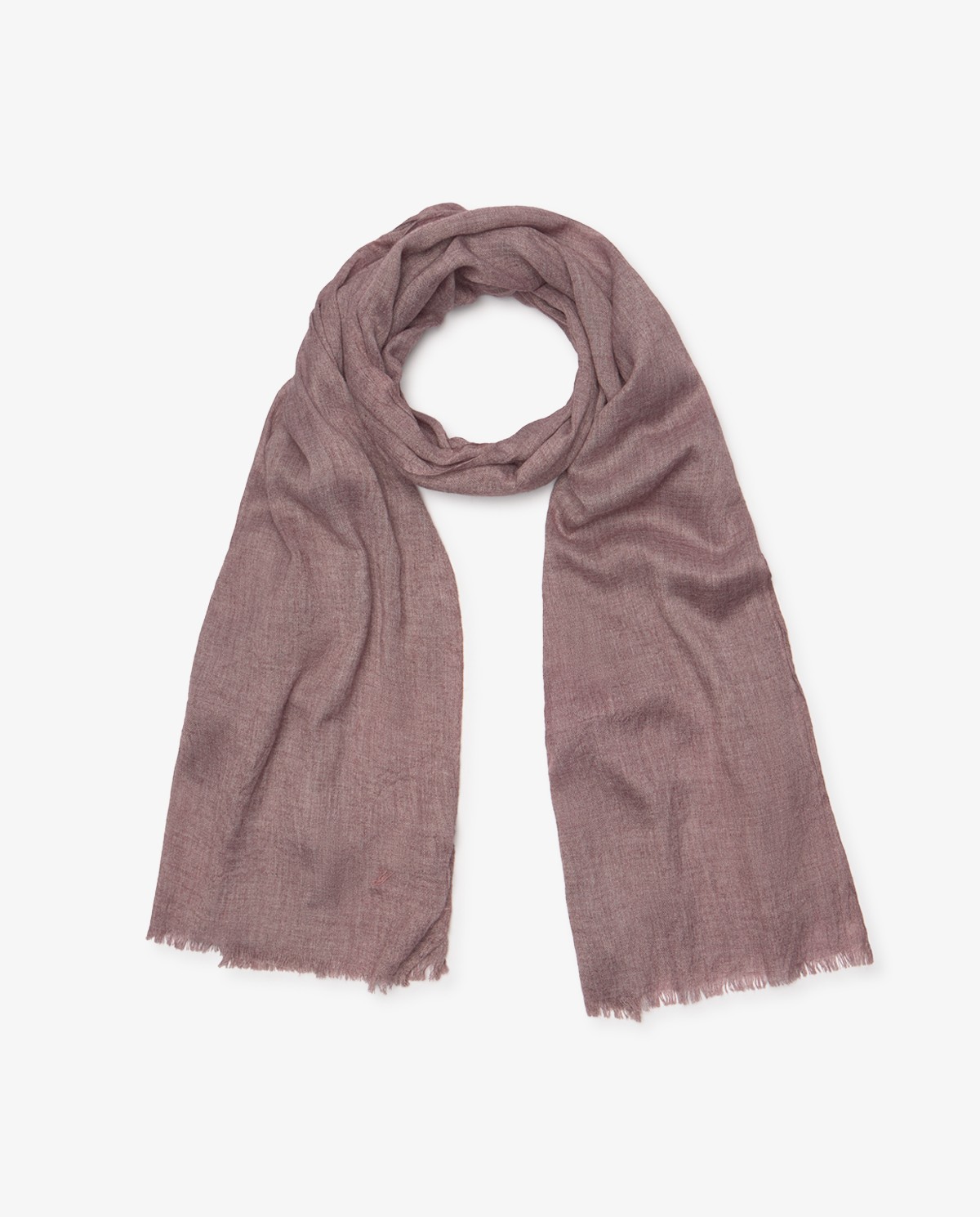 Foulard tacto suave en color burdeos 2