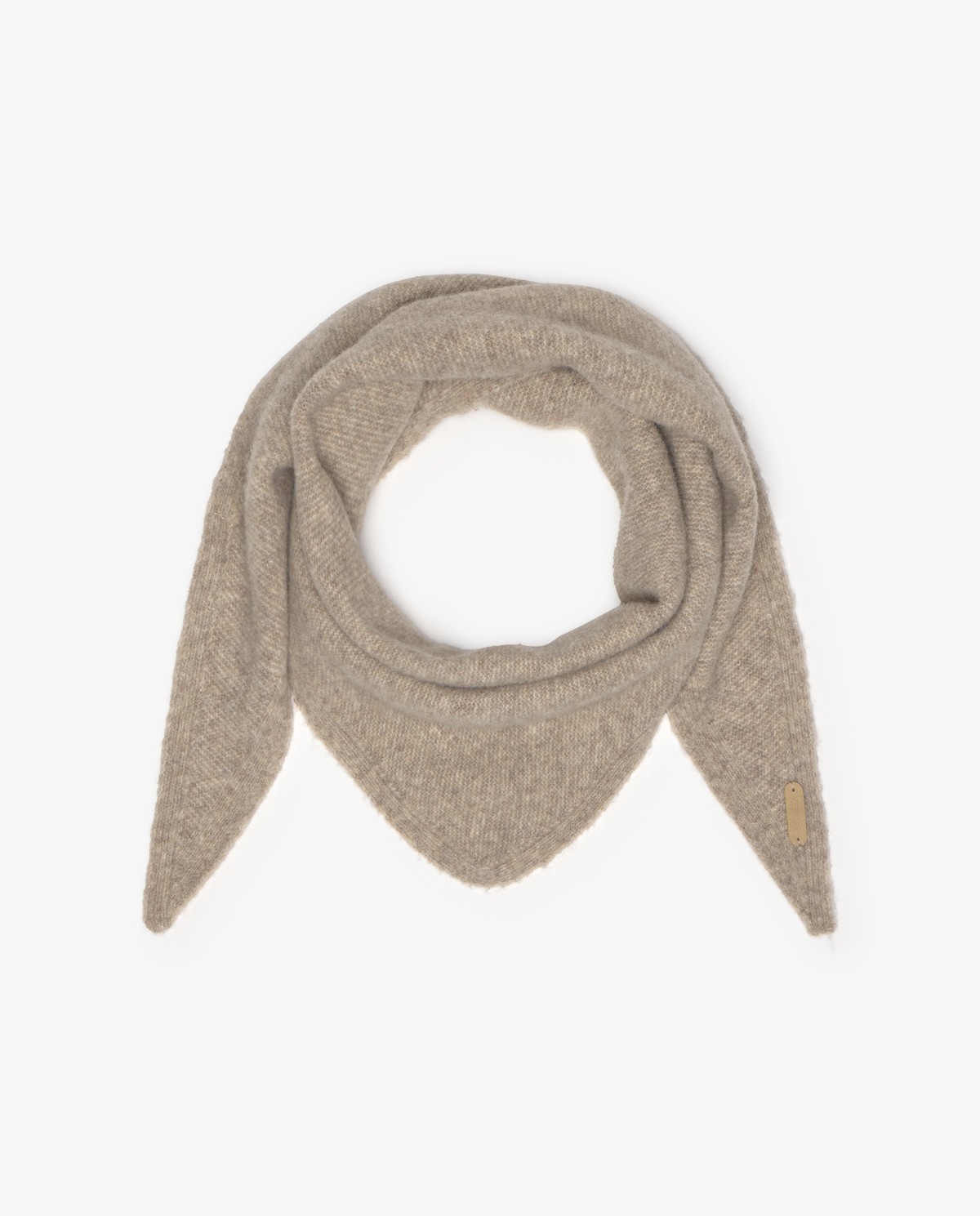 Bandana mescla de llana i alpaca beix 3