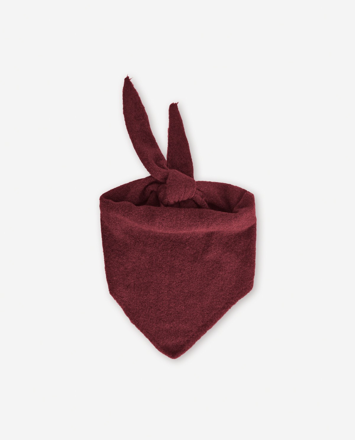 Bandana mescla de llana i alpaca bordeus