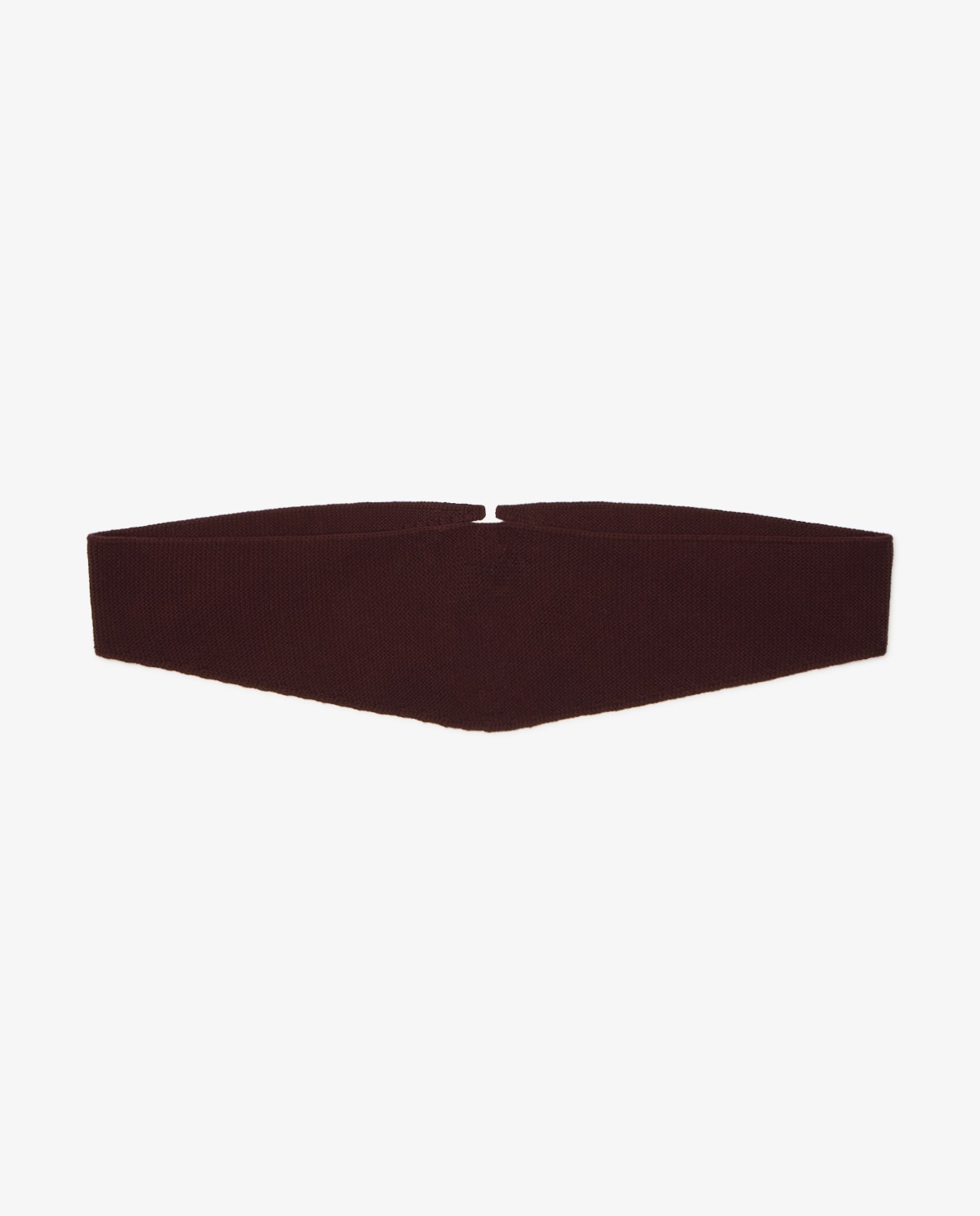 Bandana de punto en color chocolate 1