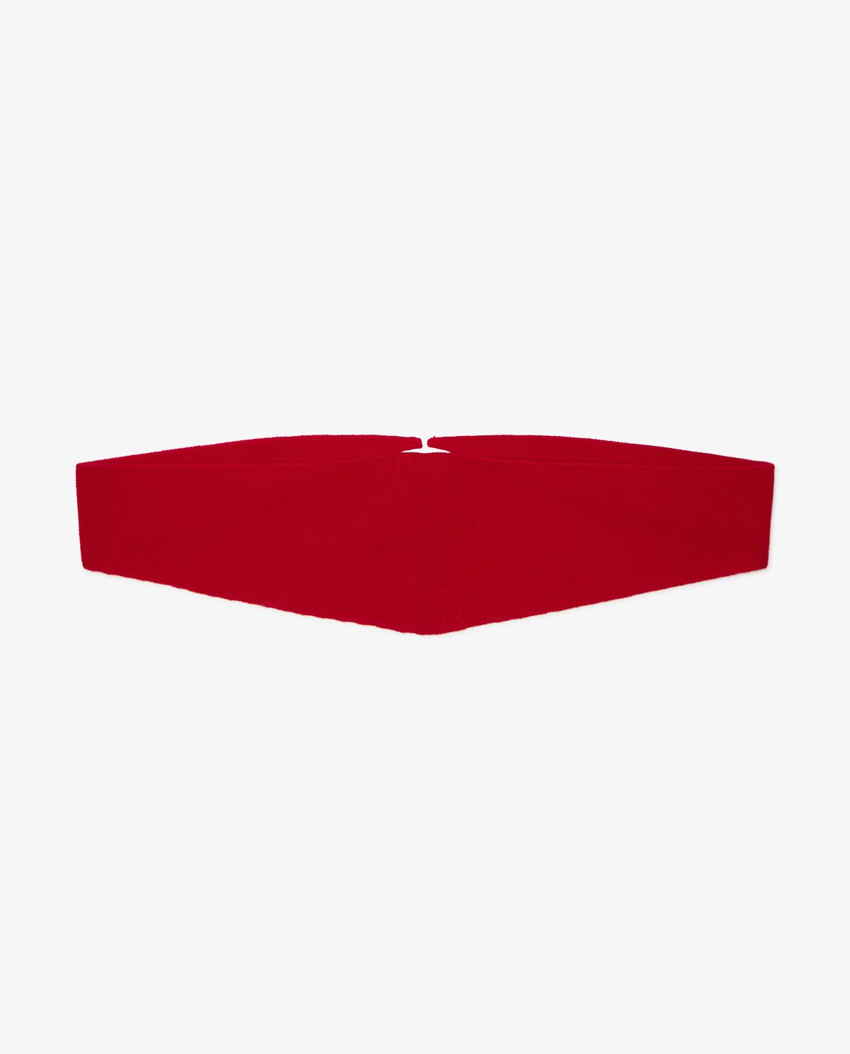 Bandana de punto en color rojo 1