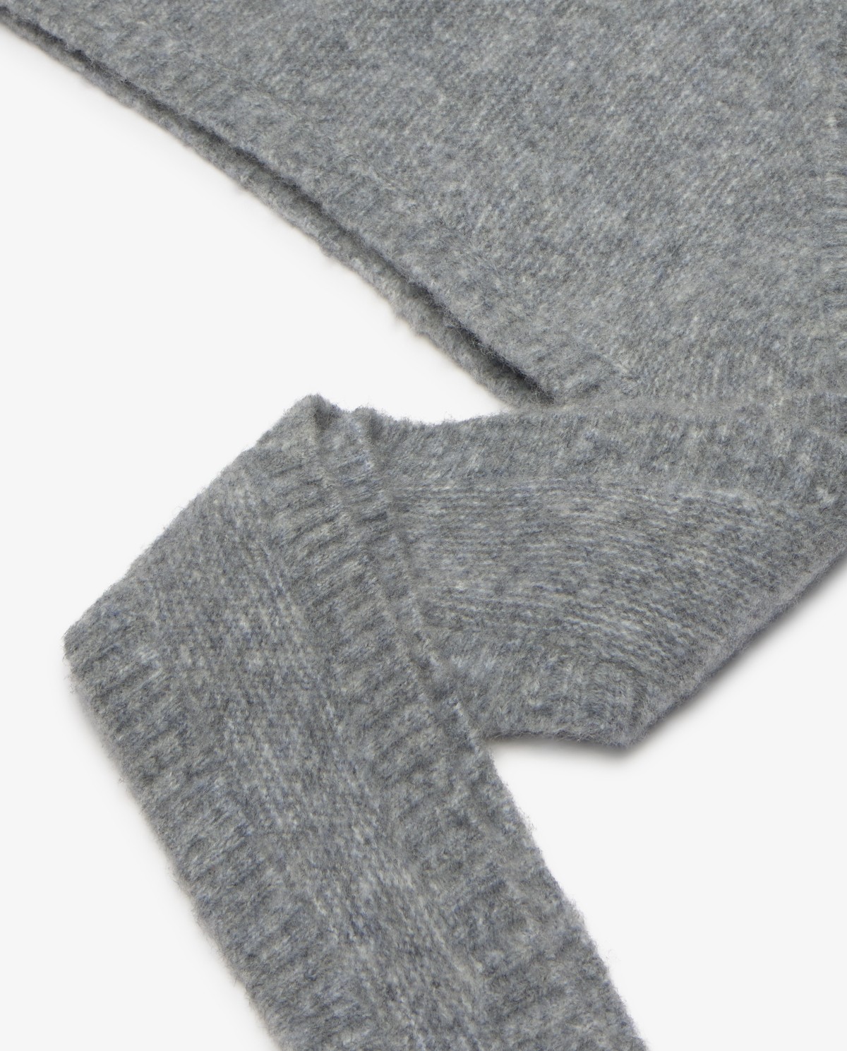 Balaclava de punt gris 4