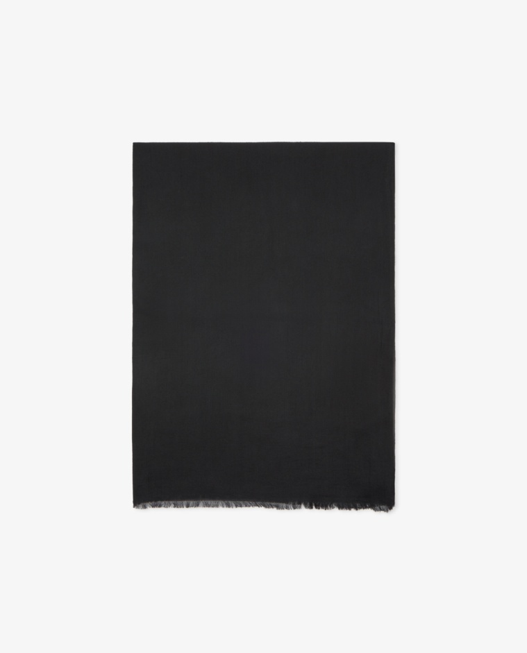 Foulard textura en color negro
