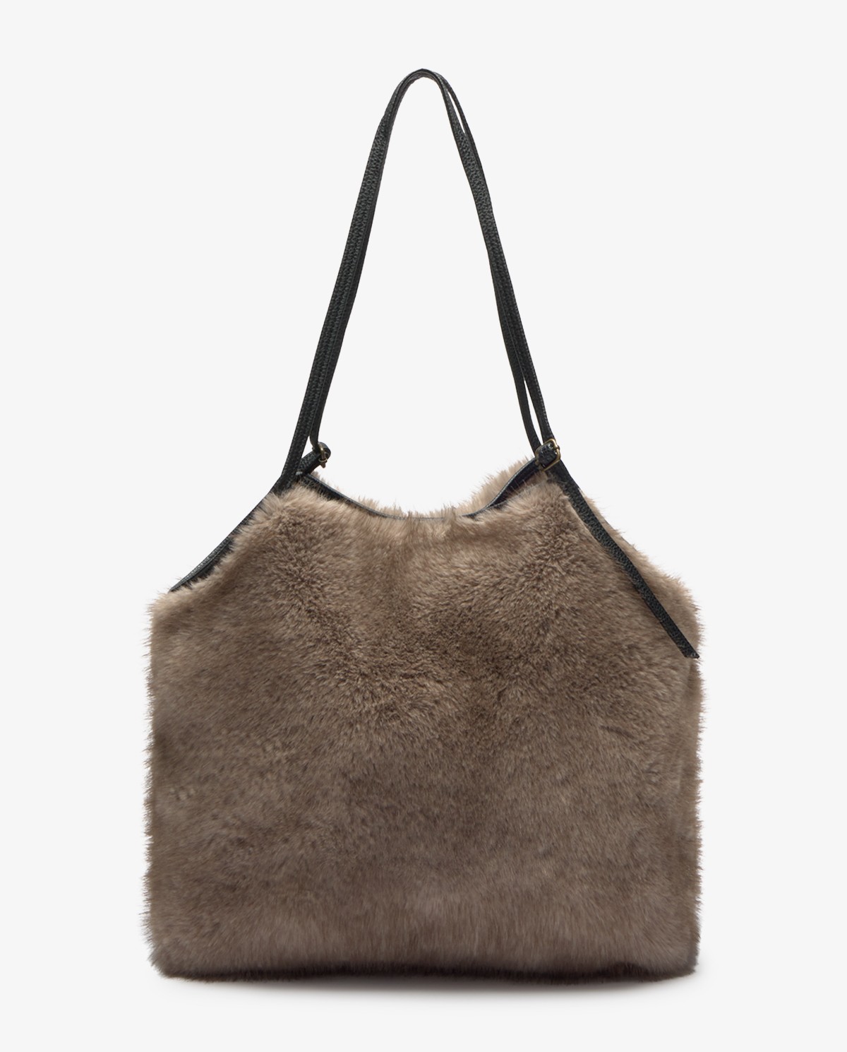 Bolso shopper efecto pelo visón 2