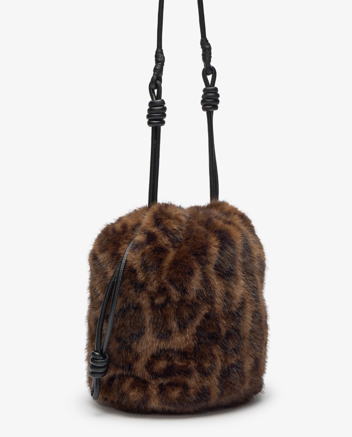 Bolso bombonera efecto pelo leopardo 3