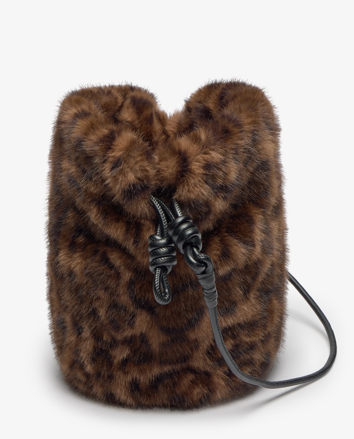 Bolso bombonera efecto pelo leopardo 4