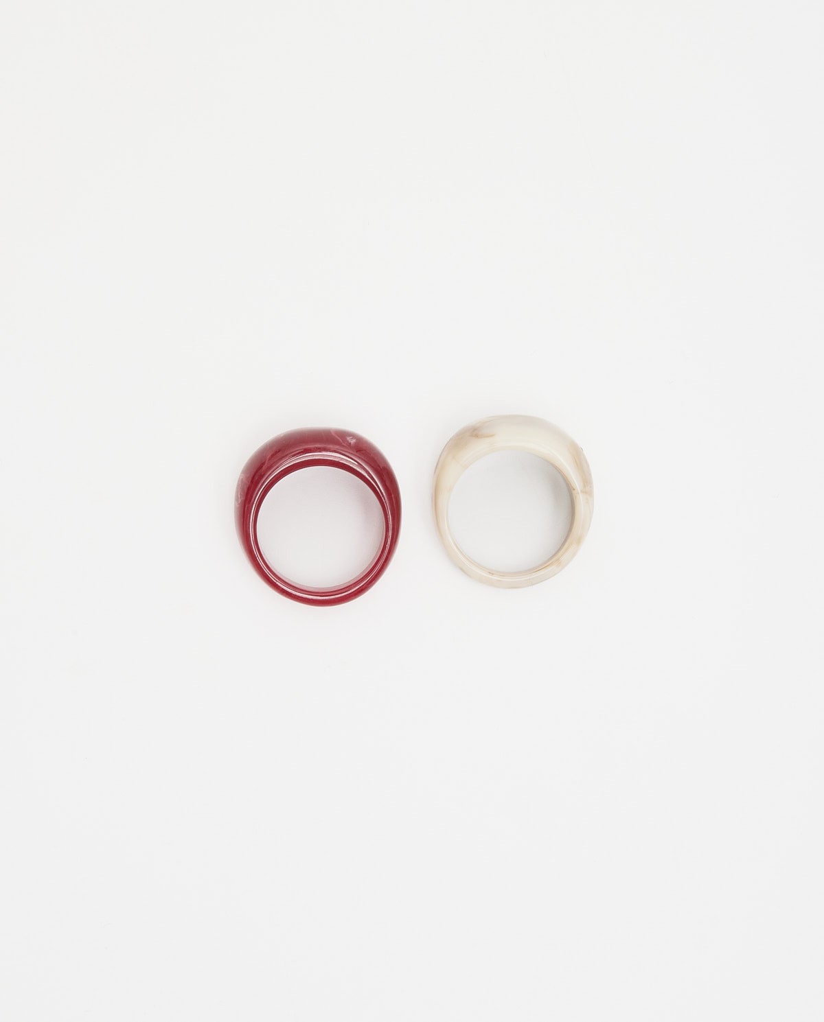 MARBLED RING SET