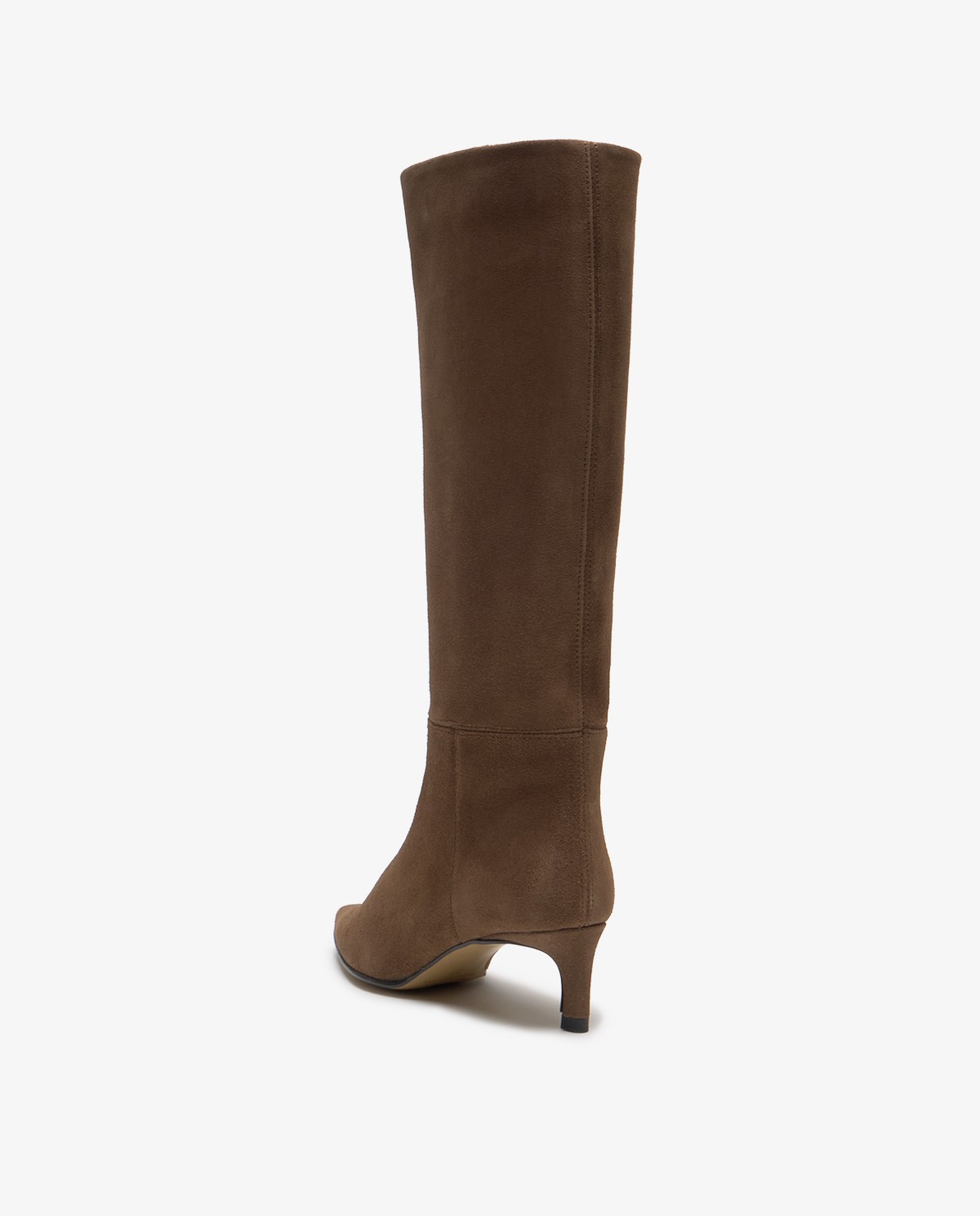 Bota alta de ante en marrón 3
