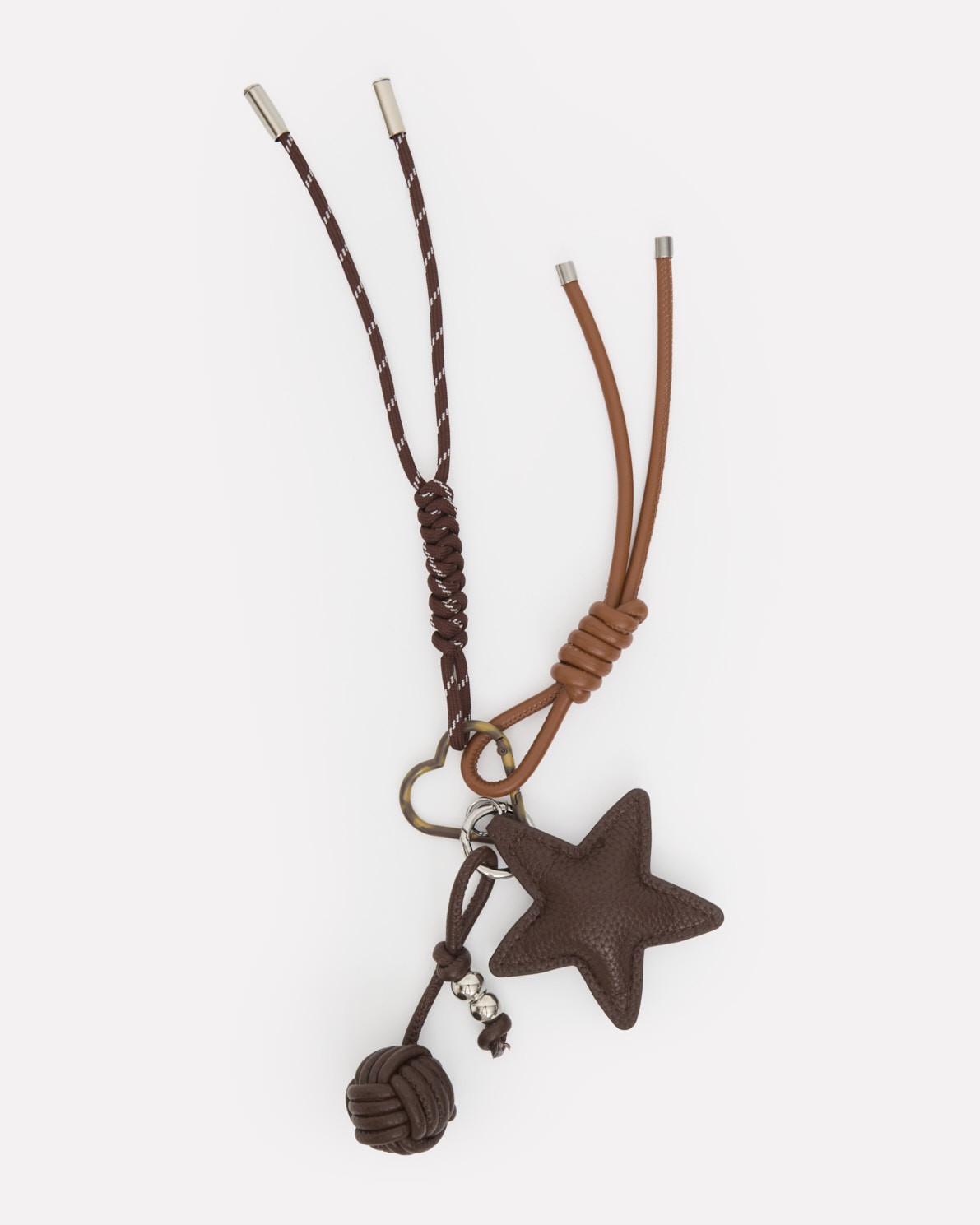 Charm colgante para bolso en color marrón 2