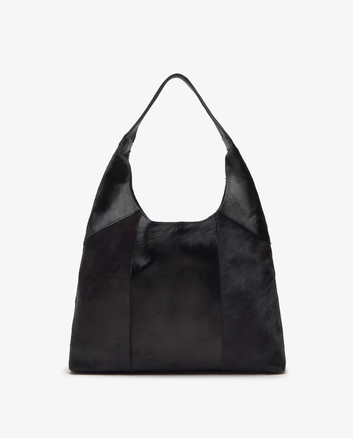 Bossa shopper de pell amb pèl per a dona 1