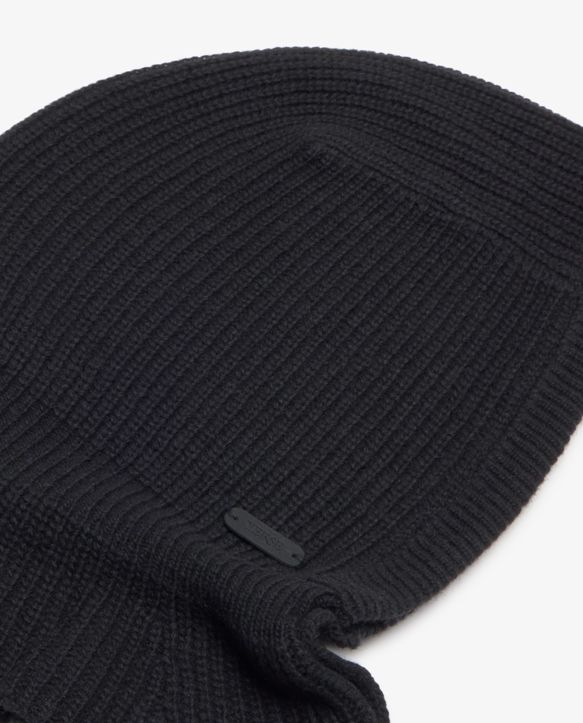 Balaclava de punt suau negre per a dona 3