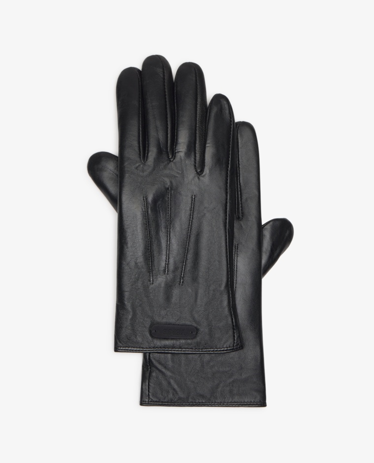 Guants de pell d’ovella negres per a dona