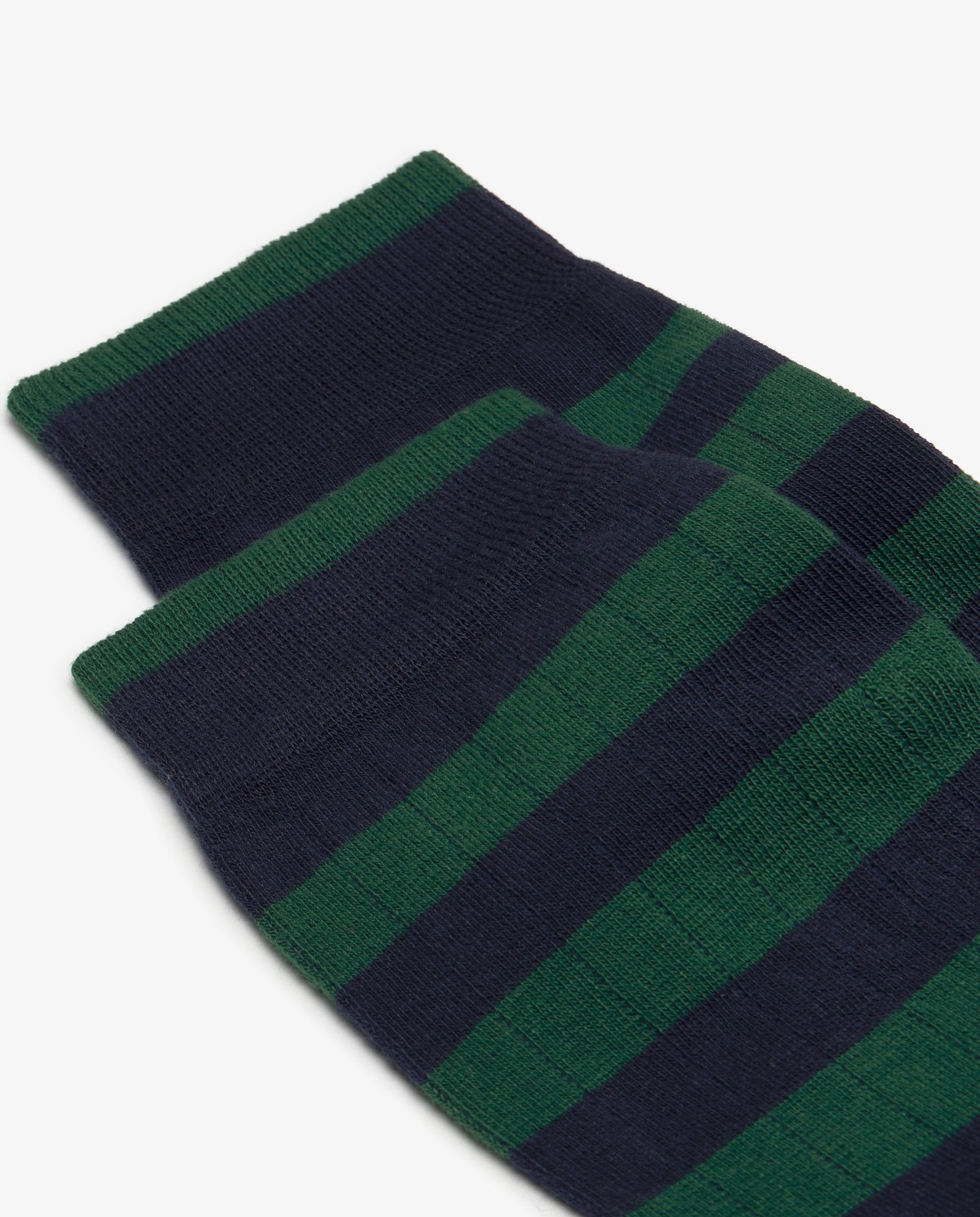 Calcetines de rayas en tonos azul y verde 1