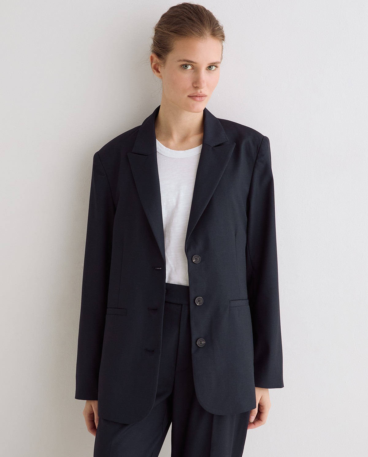 Americana de traje en azul marino 1