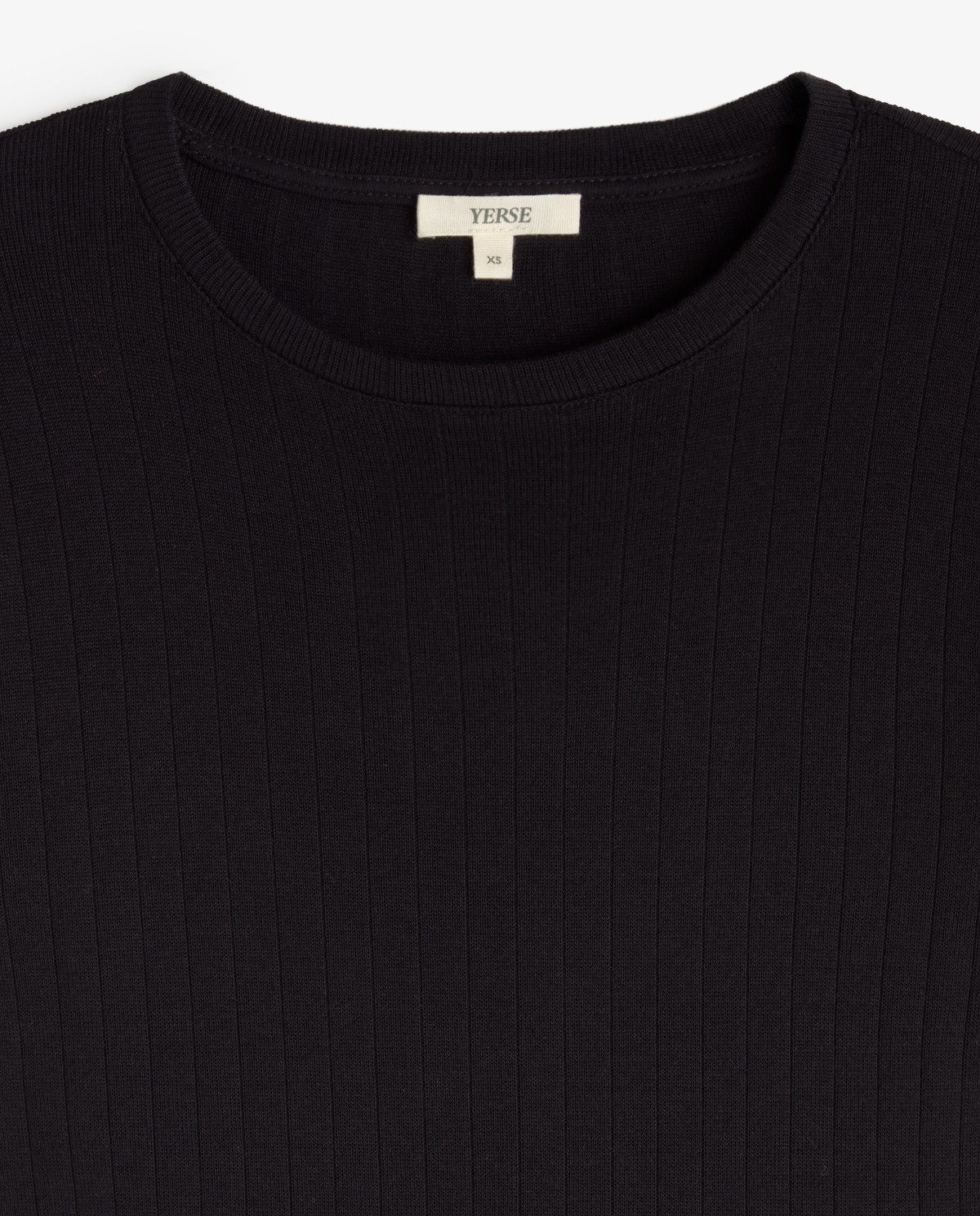 Vestido midi combinado negro para mujer 7