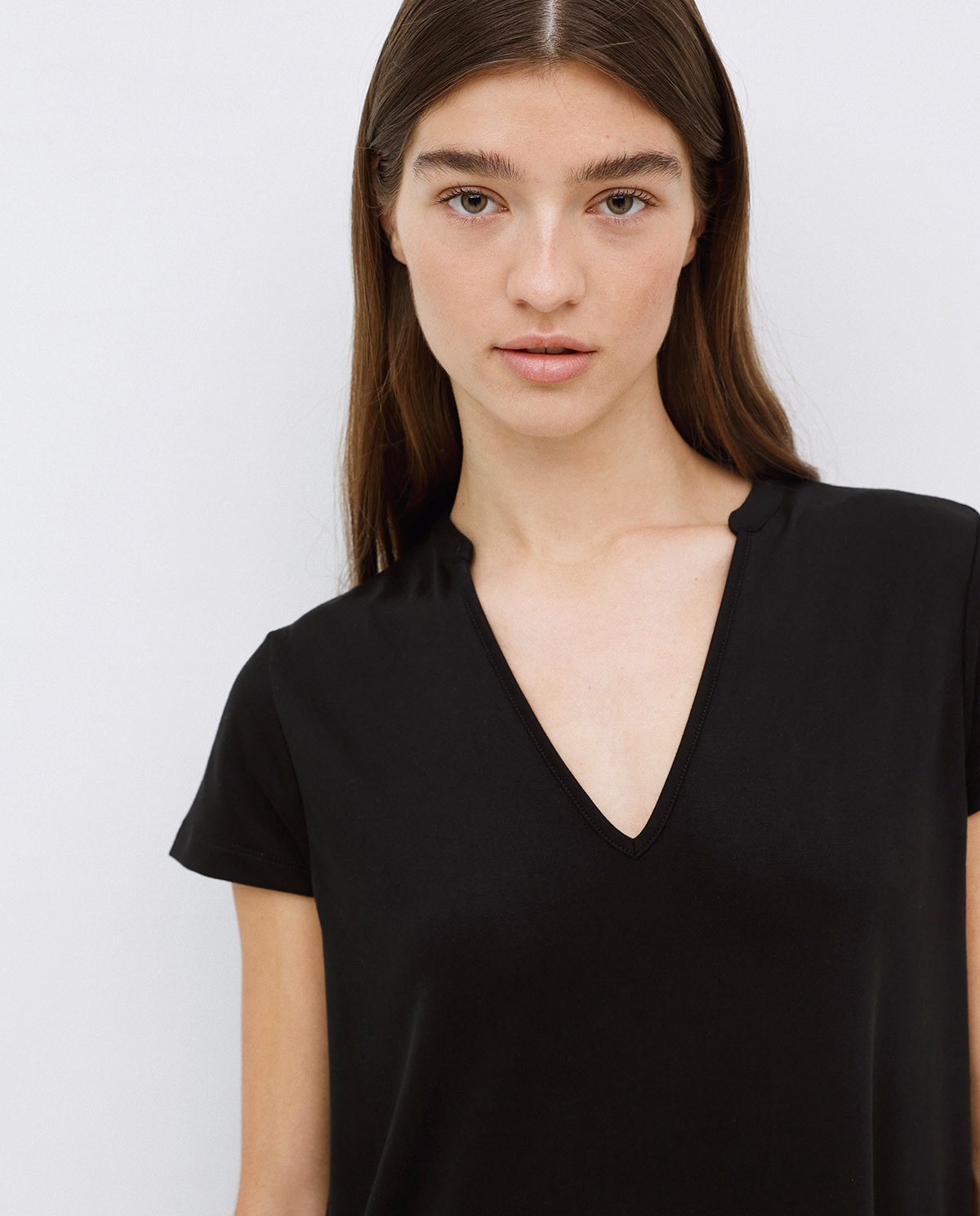 Vestido midi manga japonesa negro 1
