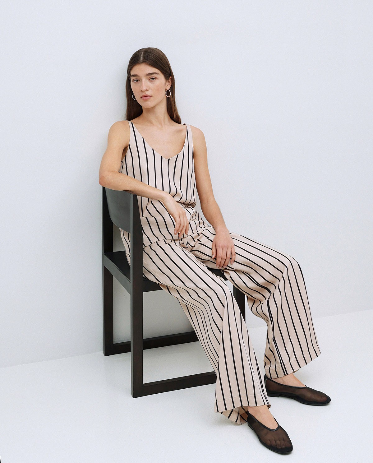 Top Tencel pico crudo