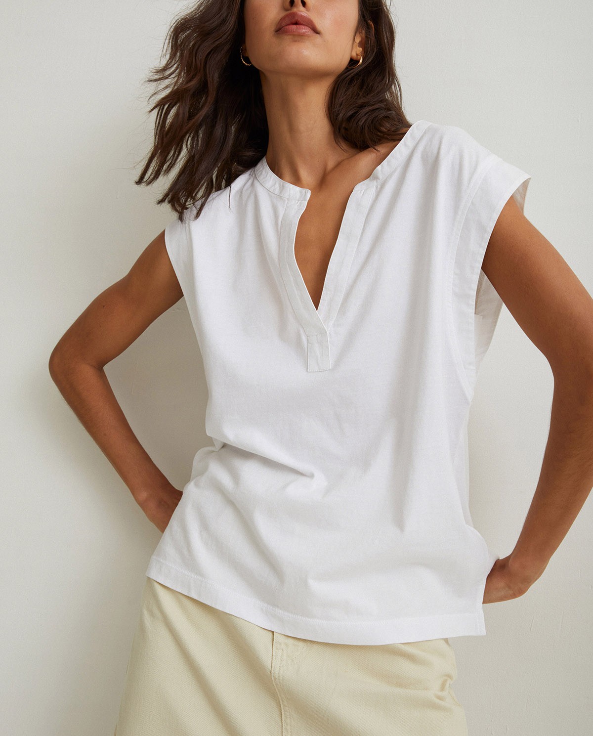 T-shirt 100 % coton Blanc