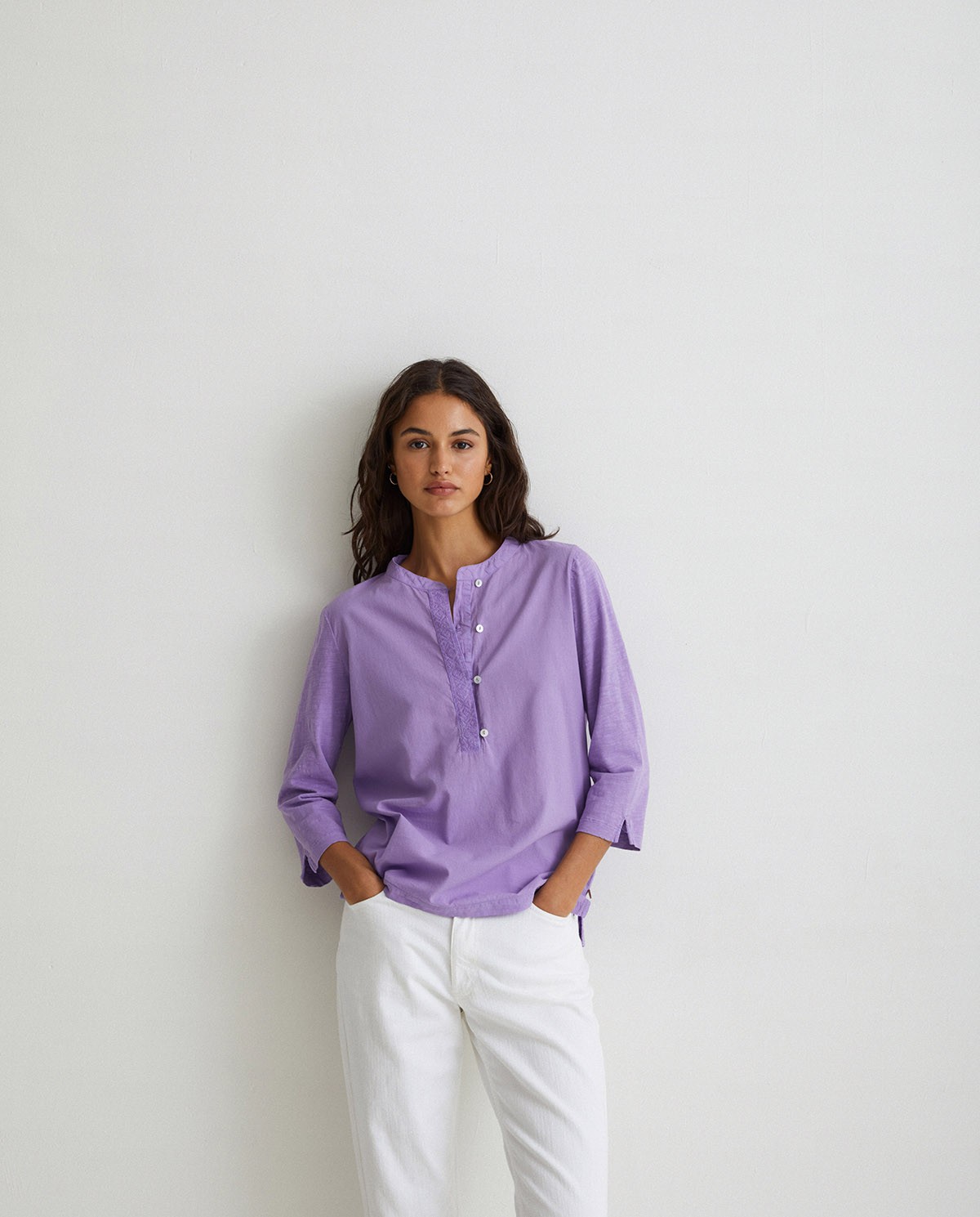 T-shirt coton bio Purple