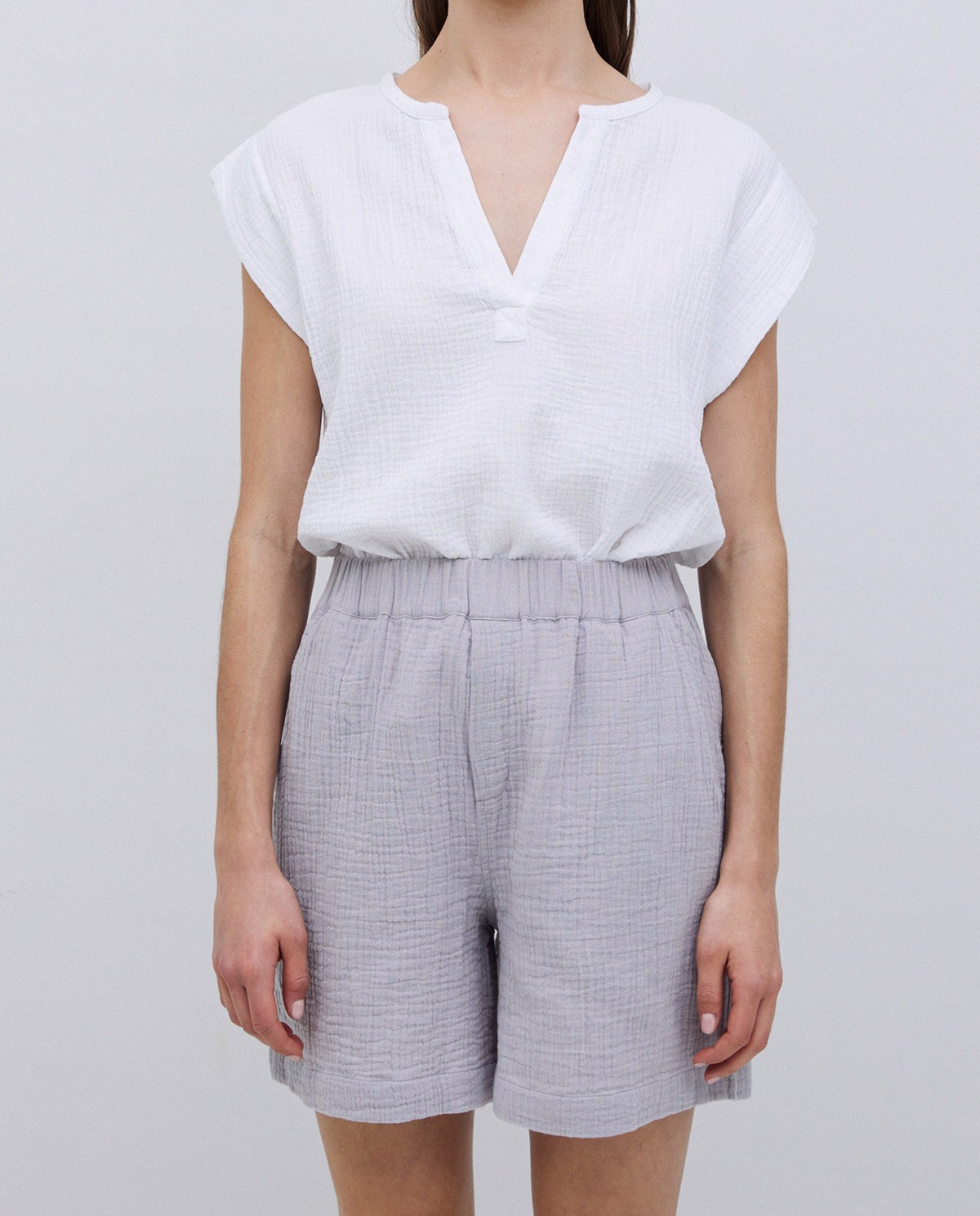 Short muselina gris 4