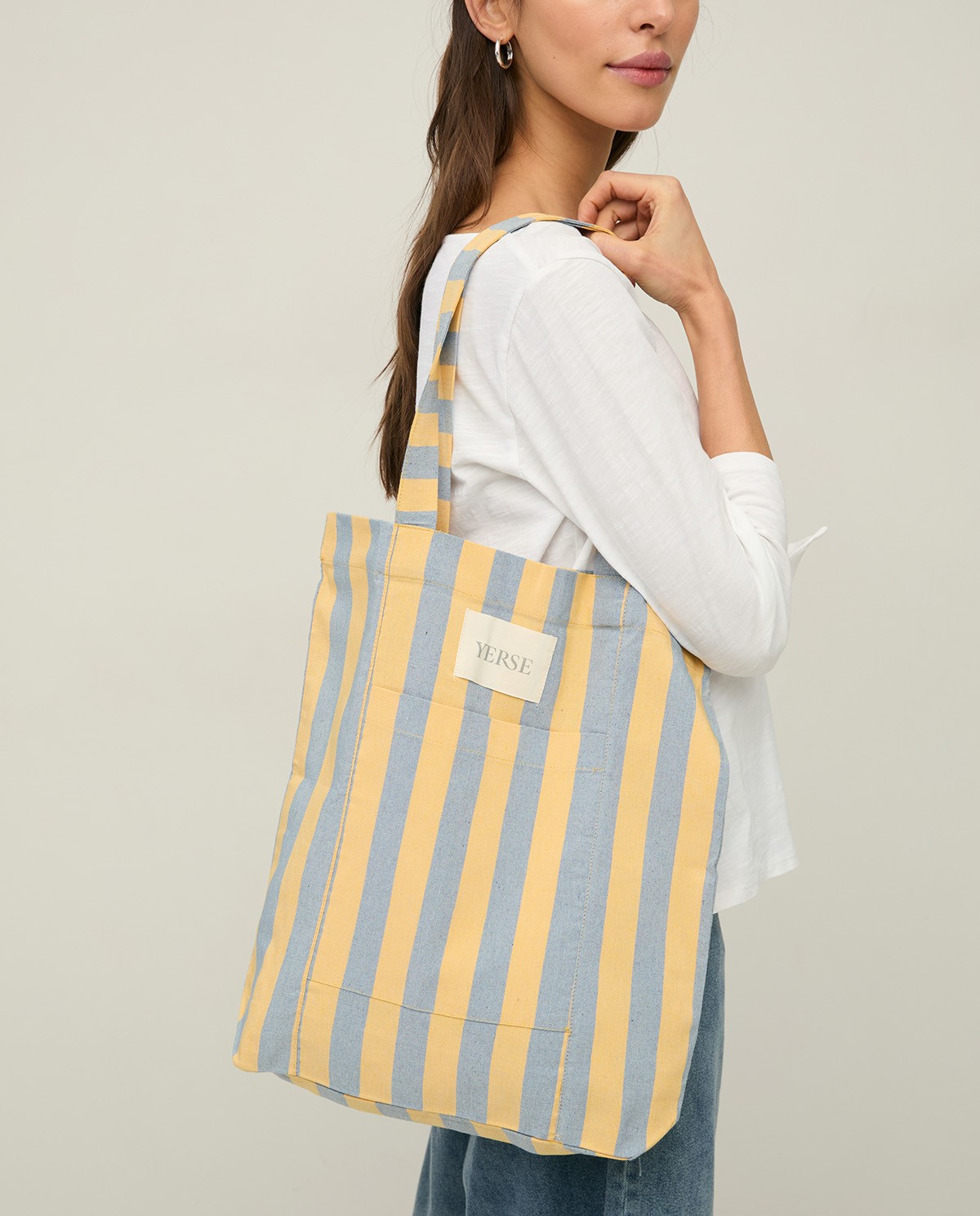 Sac fourre-tout à rayures| Yerse