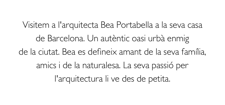 Bea Portabella for Yerse