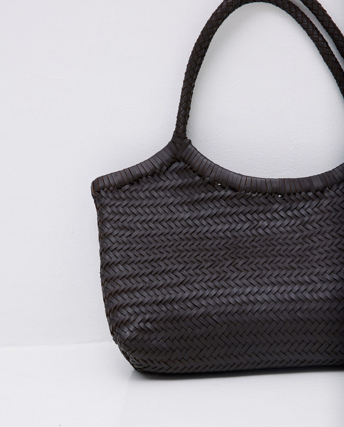 Chocolate handmade leather bag 7
