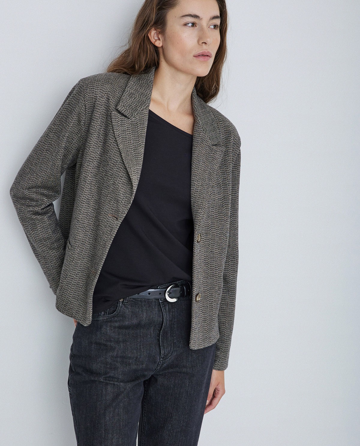 Black asymmetrical sweater clearance