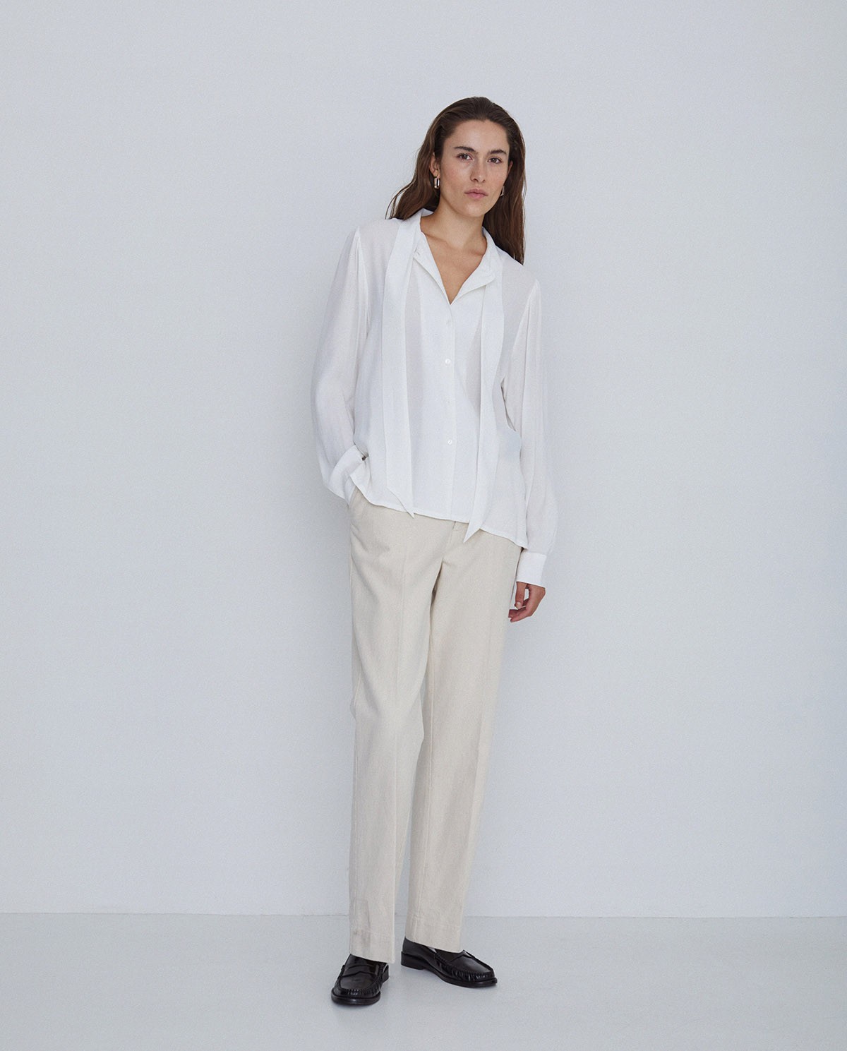 Camisa fluida lazo crudo 6